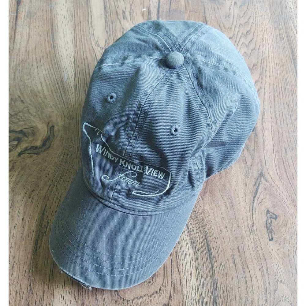 Windy Knoll View Farm Hat Baseball Cap Mercersburg Pennsylvania Adjustable Strap